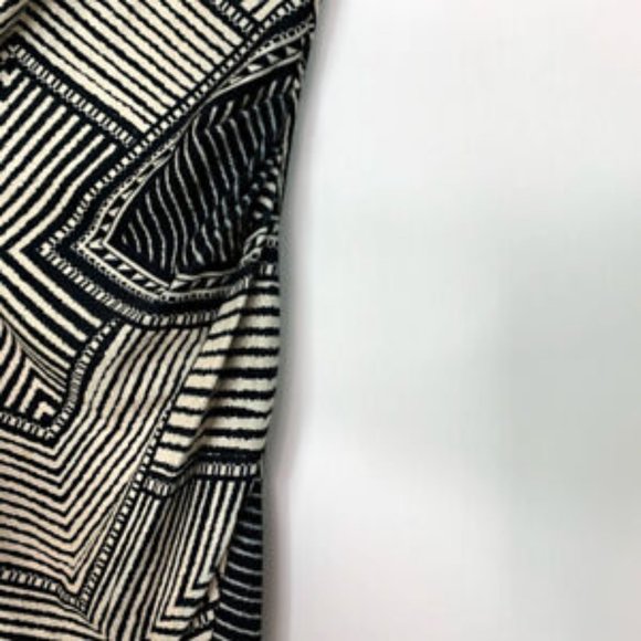 Torn by Ronny Kobo Size Small Ruched Dress Sheath Geometric Bodycon Sleeveless - Picture 3 of 8